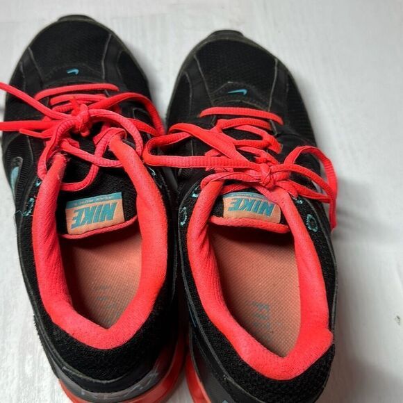 Nike Reax Run 8 Cross Training Running Shoes Black Orange Blu 599562-003 size 7. - Picture 8 of 9